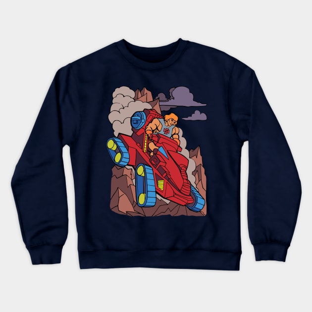 Attack the Track Crewneck Sweatshirt by snespix